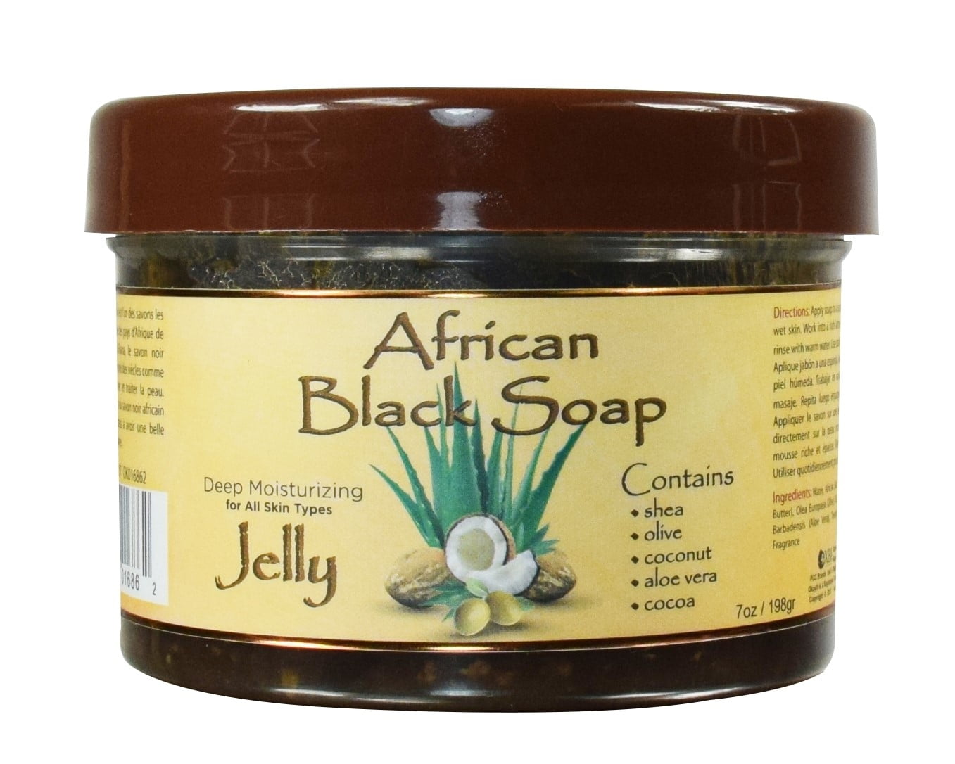 Okay African Black Soap, Jelly, 7 Oz