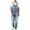 4-Light Blue, variant on Hvyesh Denim Bib Overalls for Men Big and Tall Streetwear Heavy-duty Jeans Jumpsuits Lounge Pocket Overalls Streetwear