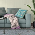 thumbnail image 4 of Amrita Sen Designs  18 x 18 in. Pond Peacock Broadcloth Indoor & Outdoor Blown & Closed Pillow - Multi Color, 4 of 5