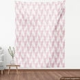 thumbnail image 4 of Floral Fabric by the Yard, Romantic Botanical Motifs Along Lilium Flowers Bouquet Natural Art, Decorative Upholstery Fabric for Sofas and Home Accents, Pastel Pink Blush and White by Ambesonne, 4 of 5