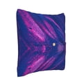 thumbnail image 2 of Bingfone Neon Gradient Blue Linen Throw Pillow Covers Cushion Case Pocket Button Vintage Farmhouse Pillowcase for Sofa Couch Bed 18"x18", 2 of 9
