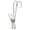 Silver A, variant on Stainless Steel Clothes Pins with Hooks Laundry Clips for Hanging Socks Underwear Towels and Photos Windproof Multi-Purpose Metal Spring Clamps