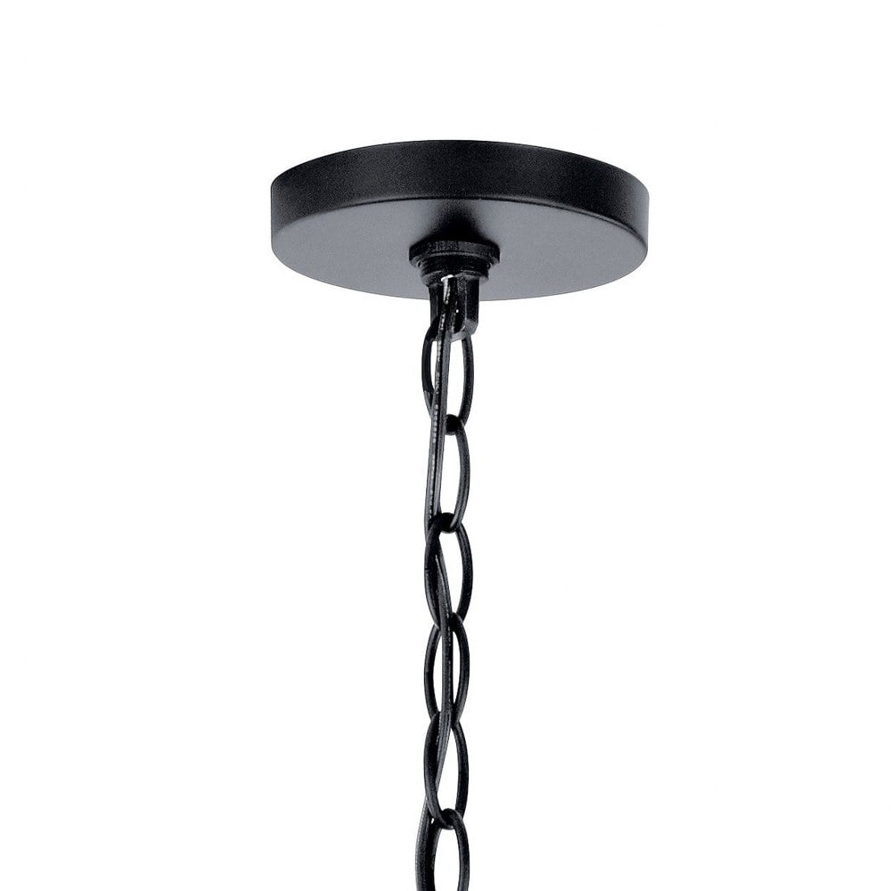 Mid Century Modern Industrial Four Light Chandelier-Olde Bronze Finish Bailey Street Home 147-Bel-2279348