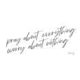 thumbnail image 3 of Rae, Marla 14x9 Black Modern Framed Museum Art Print Titled - Pray About Everything, 3 of 5