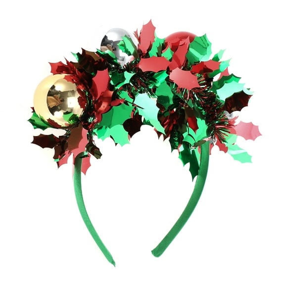 Unique Bargains 1 Pc Classic Ball Shape Headband for Halloween 4.72" Diameter Green