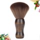thumbnail image 3 of Cepillo profesional para el cuello de barbero con cerdas de fibra suave y mango ergonómico de madera para salones de belleza., 3 of 5