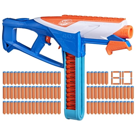 Nerf N Series Infinite Blaster, 80 N1 Darts Compatible Only with Nerf N Series, Ages 8 