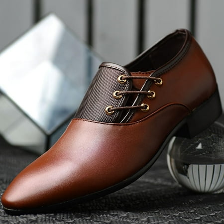 

Christmas Gifts Sodopo Mens Shoes New Large Size Men s Business Leather Shoes Pointed Toe Men s Shoes Casual Loafers Running Shoes for Men on Clearance
