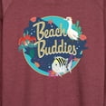 thumbnail image 3 of Disney - Beach Buddies - Women's Lightweight French Terry Long Sleeve Shirt, 3 of 5