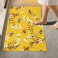 thumbnail image 2 of Bathroom Rug Mat Funny Bee Bath Mat Super Soft Absorbent Plush Shaggy Bath Rugs Non Slip Quick Dry Bath Carpet for Bathroom Floor Tub Shower, 24x16 Inches Home Decor Gifts, 2 of 5