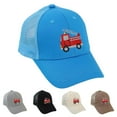 thumbnail image 4 of MIASHUI Cute Embroidery Kids Baseball Cap Adjustable Mesh Hat for Boys Girls,Coffee,2-8 Years, 4 of 4