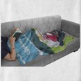 thumbnail image 6 of Cars Soft Flannel Fleece Blanket, Blonde Girl Driving a Sports Car Through the Country in Cartoon Style Travel Road Trip, Cozy Plush for Indoor and Outdoor Use, 60" x 80", Multicolor, by Ambesonne, 6 of 6