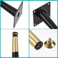 thumbnail image 4 of 4uds patas de muebles Unique Bargains de METAL 8 pulgadas Negro y Oro, 4 of 6