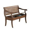 thumbnail image 4 of Carolina Chair and Table Veranda Storage Bench, Elm, 4 of 4