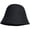 Black, variant on Ladies Foldable Straw Bucket Hat Paper Grass Summer Sun Shade Fisherman Hat for Beach