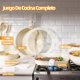 thumbnail image 5 of Juego de ollas y sartenes antiadherentes, Juego de 23 Ollas, Sarten Batería de Cocina, Juego de Sartenes con Mango Desmontable, Batería de Cocina Apto para Lavaplatos Y Horno (Blanco cálido), 5 of 9