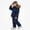Blue, variant on ITSAME Toddler Girls Winter Snowsuit Set 2-Piece Waterproof Ski Jacket and Bib Pants Outdoor Snow Play Outfit Size 3T