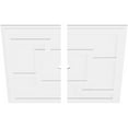 thumbnail image 2 of 40"OD x 2"ID x 14"C x 1"P Knox Architectural Grade PVC Contemporary Ceiling Medallion, Two Piece, 2 of 11