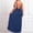 Blue, variant on Plus Size Backless Cami Dresses for Women Cami Lounge Dress Open Back Spaghetti Strap Sleeveless Beach Maxi Dress Long Loose Flowy Vacation Sundress with Back Tie