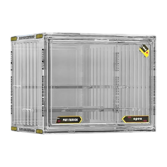 Siruishop Vitrine en Acrylique avec Porte pour Collections de Figurines d'Action de Détail Grande Transparente