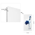 thumbnail image 4 of Empire Art Direct Ink Drop Crane 1 Frameless Free Floating Tempered Glass Panel Graphic Wall Art, 48" x 24" x 0.2", Ready to Hang, 4 of 9