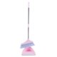 thumbnail image 1 of Whataatahia Juego de recogedor de escoba vertical duradero, kit de herramientas de barrido para el hogar, oficina, cocina (rosa caramelo), 1 of 2