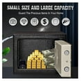 thumbnail image 2 of Small Fireproof Safe Box with Electronic Keypad, Large Capacity Security Safe for Home and Office, Protect Valuables, Documents, Jewelry, Cash（9.1" x 6.7" x 6.7''） 17E, 2 of 6