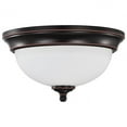 thumbnail image 2 of 62/1557-Nuvo Lighting-Center Lock - 19W LED Flush Mount In Traditional Style-6 Inches Tall and 10.88 Inches Wide, 2 of 17