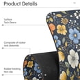 thumbnail image 4 of Yayeee Faucet Mat for Kitchen Sink 14.7" Diatomite Long Splash Guard Pad, Navy Floral Pattern, 4 of 7
