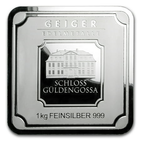 1 Kilo Silver Bar - Geiger Edelmetalle (Original Square