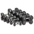 thumbnail image 4 of Signature Fitness Hex Dumbbells Workout Equipment Set of 5, 10, and 15 lbs, 4 of 4