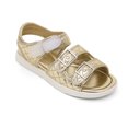 thumbnail image 2 of Dream Pairs Kids Girls Boys Summer Open Toe Sandals with Adjustable Strap Buckle Shoes Toddler/Little Kid SDSD2210K GOLD Size 12, 2 of 5