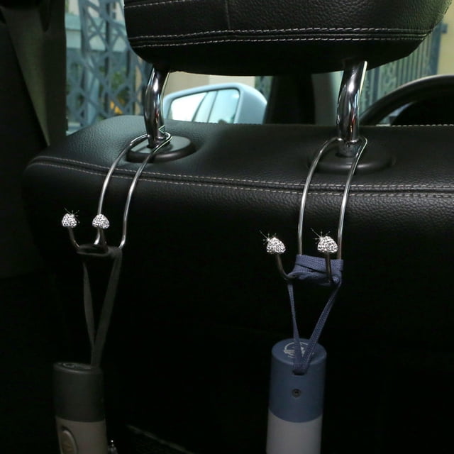 Raindrops 2Ud Colgador Para Cabezal De Auto Color Negro Durable Con Para Organizador De Vehículo