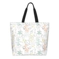 thumbnail image 1 of Balery Sea Animals Bolsa Tote Estilo Estético con Cremalleras, Bolsa de Hombro, Bolsa de Compras Grande y Plegable, 1 of 8