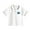Z4White, variant on lnmuld Kids Boys & Girls Classic Short Sleeve Button Down Shirt, Comfortable Casual Wear Color:Yellow,Size:3-4 Years