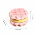 thumbnail image 2 of Simulated Sandwich Waffle Squishy Fidget Squeeze Toy, Daily Pressure Relieving Sensory Toy, Compact Handheld Play Toy for Kids Adults, Desktop Display and Party Favor Supply(1PCS), 2 of 4