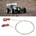 thumbnail image 4 of Hook 2pcs RC Metal Trailer Hook Aluminum Alloy Steel Rope Lightweight Compact RC Chain Hook for SCX10 D90 TRX4, 4 of 8