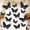 Black, variant on PETGLE 20 Pcs 3D Large Butterfly Decoration 3 Size 12" 10" 5" 2 Layer Giant Paper Butterfly Stickers for Wedding Birthday Party Baby Shower Home Wall Decor (Multicolor)