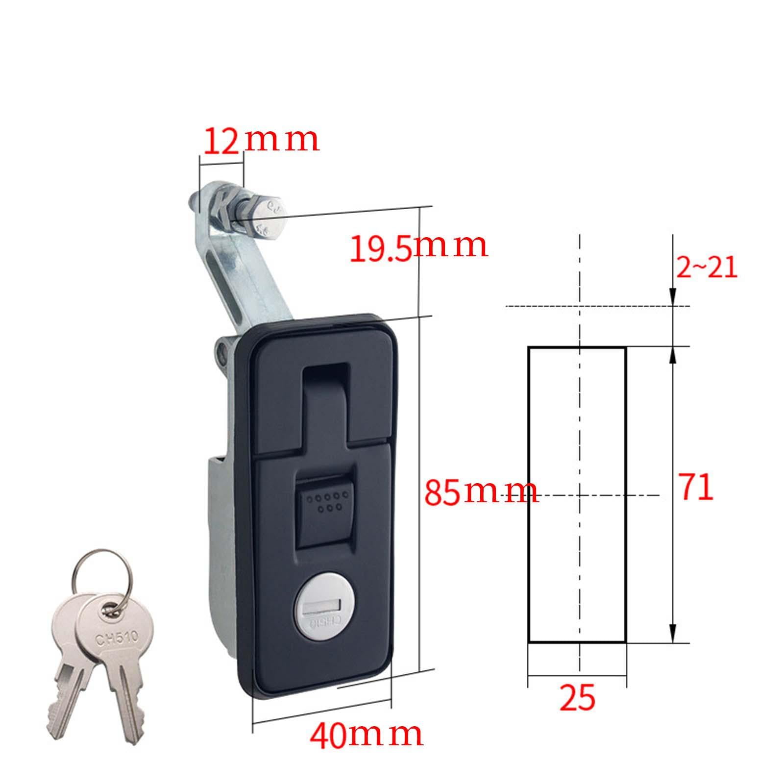 Kuntesetty Compression Latch Lock Accessories Easy Installation Heavy Duty Adjustable Lever Black