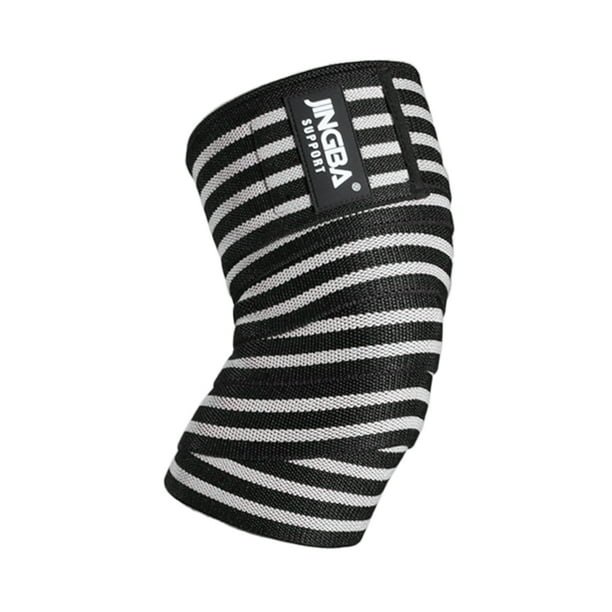 1 Rodilleras Con Mangas Compresión Talla Única Nailon para Al Aire Libre (blanco)