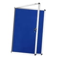 thumbnail image 2 of Flynix Lockable Notice Board Easy to Install Notice Display Board Tamperproof Accessory Premium Sturdy Durable Acrylic Cork Stainless Steel Suitable for Store Community Centre Office Single Lock, 2 of 10
