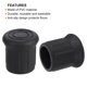 thumbnail image 4 of Uxcell 8Pcs Tapas de Pierna de Silla, 1" Tapas de Pies de PVC Antideslizantes, Protectores de Suelo para Piernas de Silla Rectas, Negros, 4 of 7