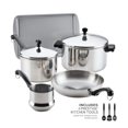 thumbnail image 2 of Juego de Batería de Cocina Farberware Classic en Acero Inoxidable de 10 Piezas, 2 of 9