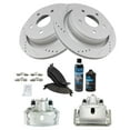 thumbnail image 2 of TRQ Rear Ceramic Pad Performance Coated Rotor & Calipers Kit w/Chemicals BKA17336 Fits select: 2013-2018 RAM 1500, 2002-2003 DODGE RAM 1500, 2 of 6