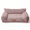 Brown, variant on Exclusivo Mezcla Sofa Pet Bed with Raised Backrest for Small Dogs, 24"x18" Cozy Plush Cord Couch Dog Bed, Removable Washable Cover, Dark Grey