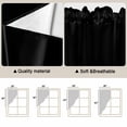 thumbnail image 5 of Spring Gnomes Swag Curtains for Kitchen/Bedroom/Living Room, Vintage Botanical Blossom Rose Leaves Scalloped Curtains 63 Inch Long, Window Swag Topper Curtains Valances 2 Panels Set 36"x63", 5 of 8