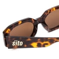 thumbnail image 4 of Gafas de sol SITO SHADES Juicy Hexagonal Honey Tortoise para mujer, 4 of 9