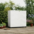 thumbnail image 3 of Indoor/Outdoor Storage Cabinet Waterproof, 34"x15"x34" Plastic Outdoor Storage Box for Garden Balcony Bathroom, All Weather Outdoor Storage Clearance, DIY Usage, 3 of 7