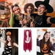 thumbnail image 4 of Exquisite Hunter Costume Mira Zoe Wig, Anime Mira Zoey Cosplay Wig, Purple Red Black Long Braid Anime Cosplay Long Braids for Halloween Outfits, Fans, 4 of 5