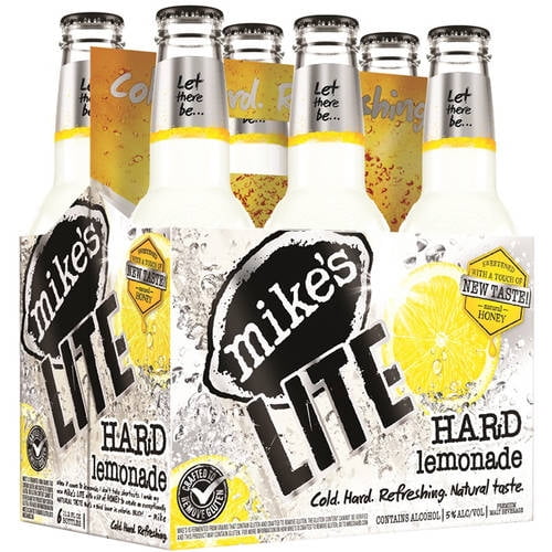 Mike's Lite Hard Lemonade, 6 pack, 11.2 fl oz Walmart Inventory